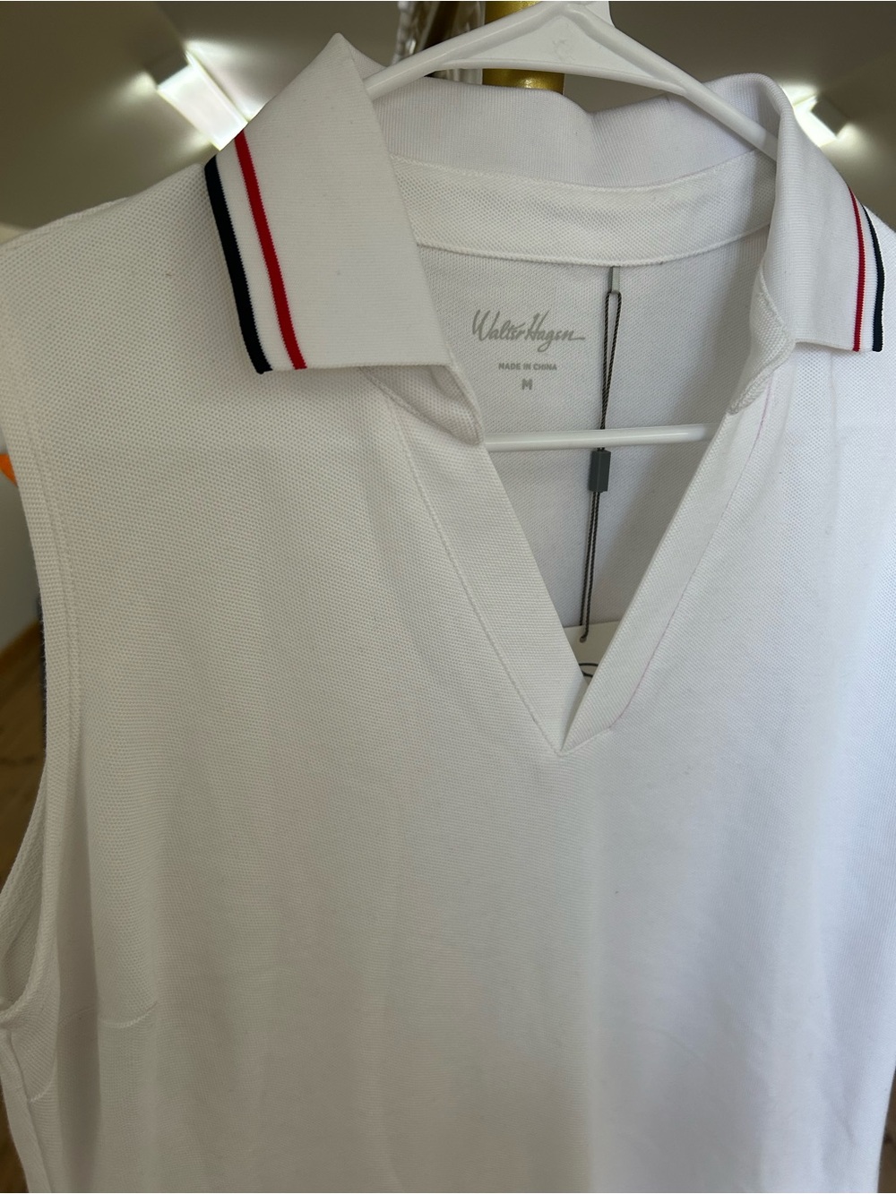 NWT Walter Hagen white sleeveless polo dress women medium sport dress - Picture 2 of 3